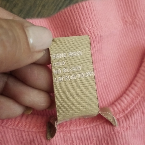 Reference Coral Ribbed Tank Top with embellishments - Size Small - Picture 8 of 8